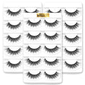 Aillen 6D False Lashes G09 Wispy Mink, Reusable Fluffy Lashes