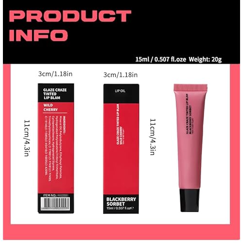 Hydrating tinted lip balm, Quick Full Lip Color Glow reviver melting lipgloss, soft supple lips mask (3PCS-A)