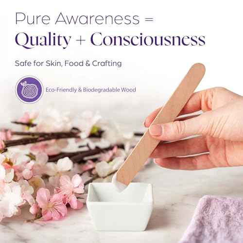 150 Wooden Wax Stick ? Applicator Sticks for Hair Removal ? Disposable Popsicle & Craft Sticks ? Professional Salon & Home Supplies ? For Hot Wax, Hard Wax, Stripless & Brazilian Treatments