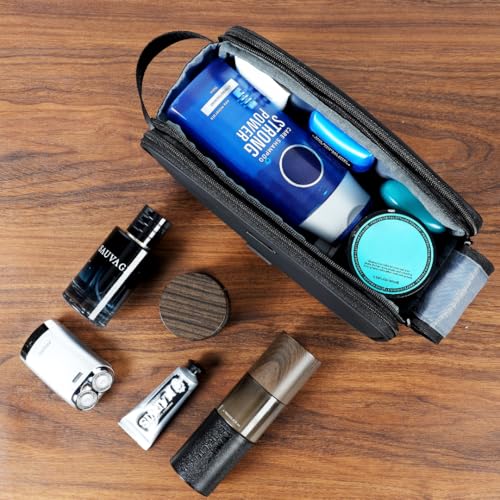 ZEEMO Medium Travel Toiletry Bag - Water-Resistant Dopp Kit