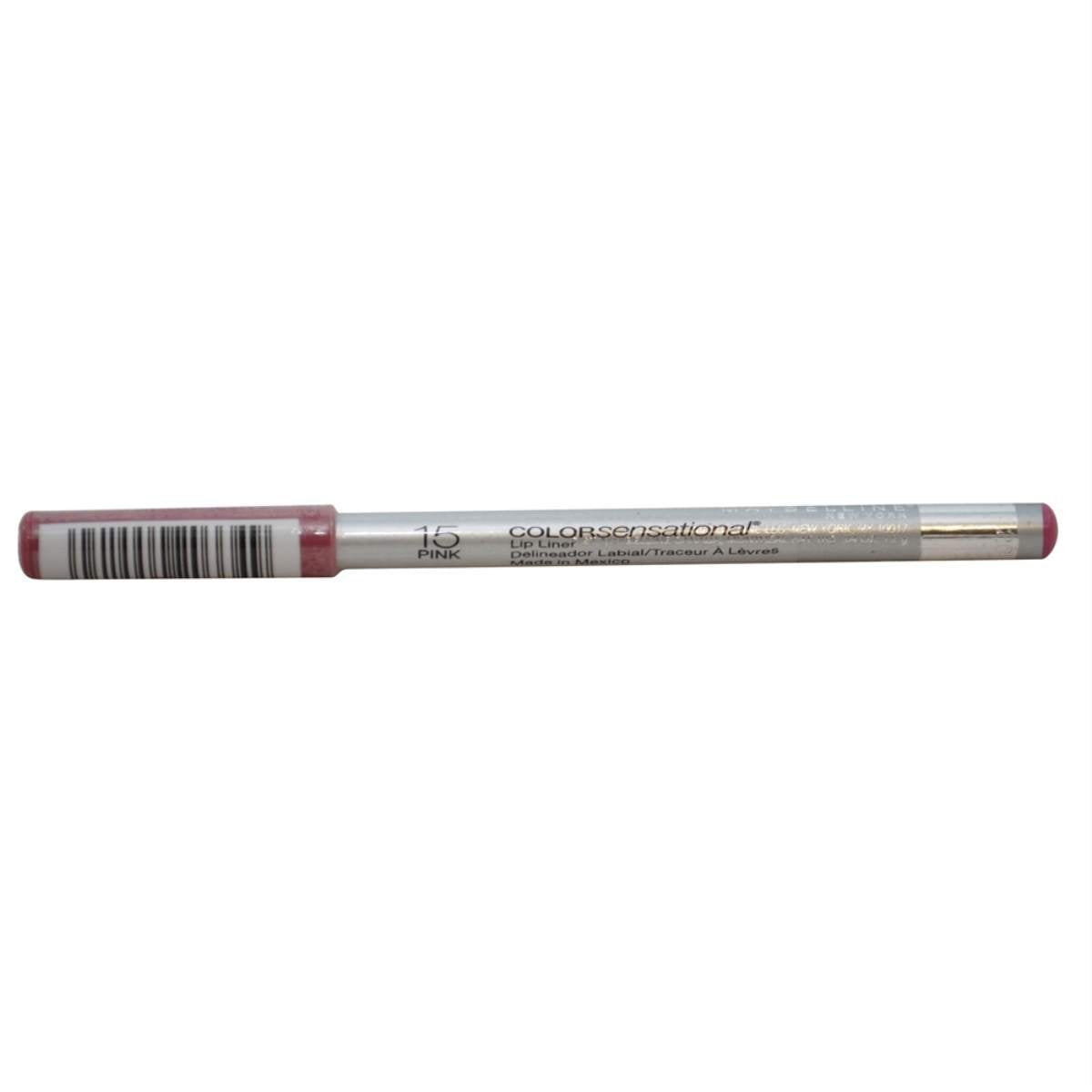 Maybelline New York ColorSensational Lip Liner, Pink 15, 0.04 Ounce