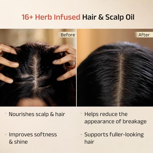 Vedix Ayurvedic Hair Oil with Bhringraj, Amla & Rosemary - 200ml