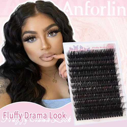 Fluffy Lash Clusters 16-25mm 240pc D Curl Volume Extensions