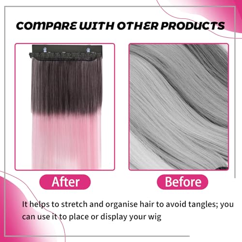 Stainless Steel Hair Extension Holder Stand with Suction Cups