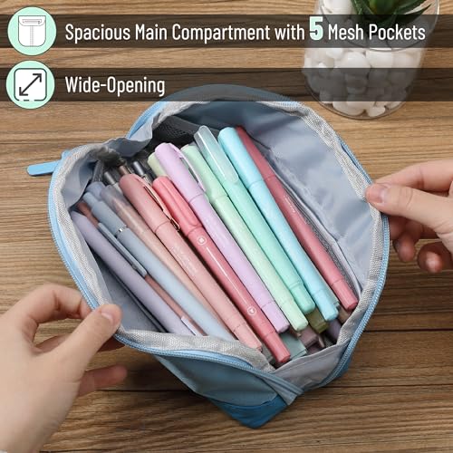 Mr. Pen- Mint Green Pen Pouch/Bag, School/College Pencil Case