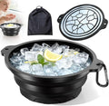 Collapsible Silicone Facial Ice Bath Bowl for Cold Plunge
