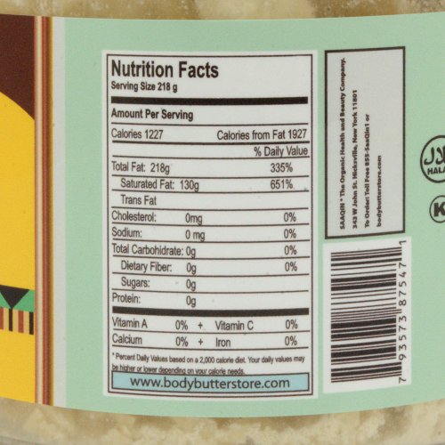 1 lb Raw Cocoa Butter - HalalEveryDay, Smooth & Melting