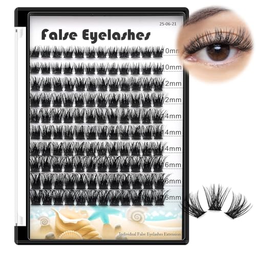 D Curl Cluster Lashes 120 Pack - Mixed Lengths 10-18mm