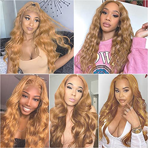 #27 Honey Blonde Body Wave Human Hair Bundle - 28 Inch, 50g