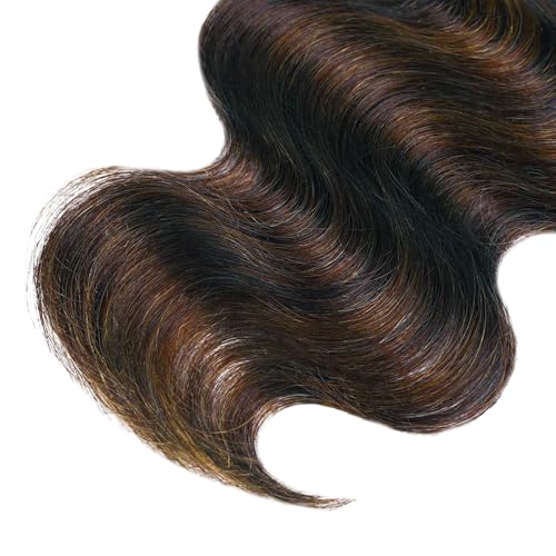 Fridnae P1B30 Light Brown Ash Body Wave Human Hair Bundles 34 Inch