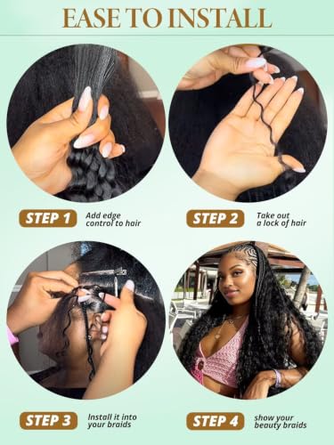 ISHOW 20 Inch Virgin Human Hair Deep Wave Bulk - Honey Blonde