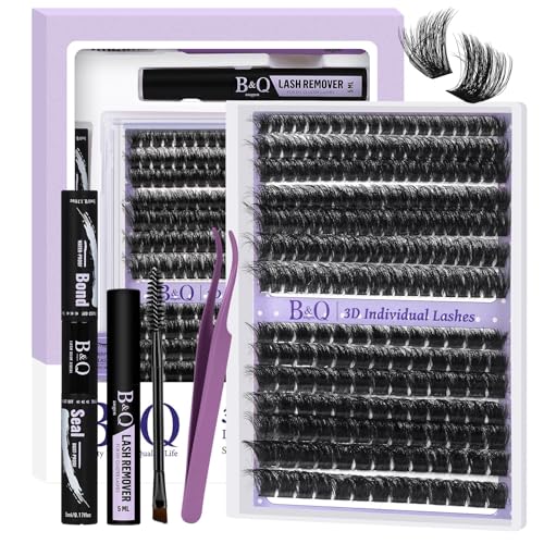 100D+200D Fluffy Lash Clusters Kit 10-18MM DIY Eyelash Extensions