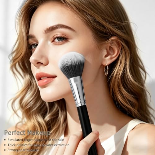 14-Piece Makeup Brush Set with Travel Case | Fiber Bristles