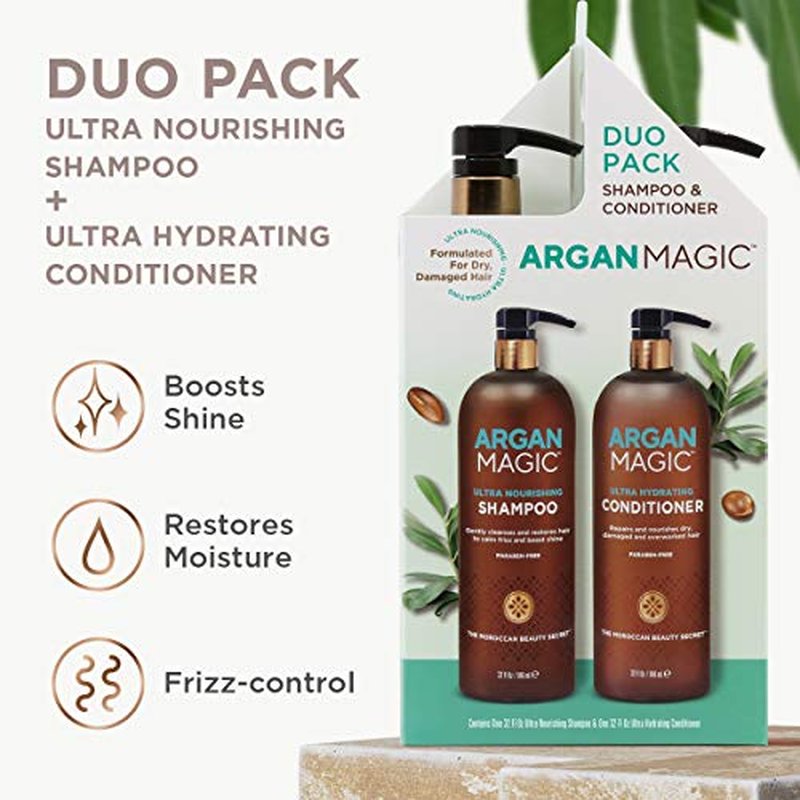 Argan Magic Ultra Shampoo & Conditioner Combo - Dry Damaged Hair
