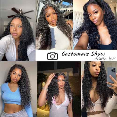Burmese Water Wave Bundles 10A Burmese Curly bundles 16 18 20 Inch 100% Unprocessed Deep Human Hair 3 Bundles Water Wave Hair Extensions kinky Curly Weft Natural Color for Black Women