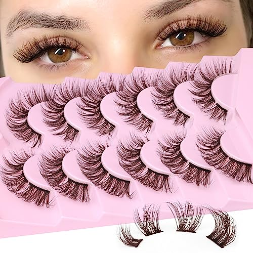 Brown Lash Clusters - DIY Eyelash Extensions Natural Look