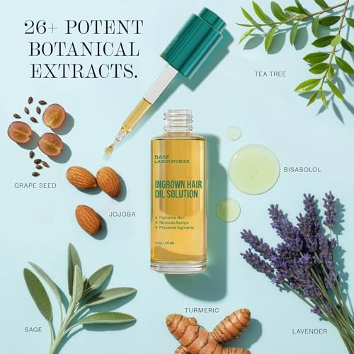 Ingrown Hair Treatment Oil – Soothing After Shave Oil for Men & Women