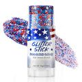 Red White Blue Glitter Stick for 4th of July