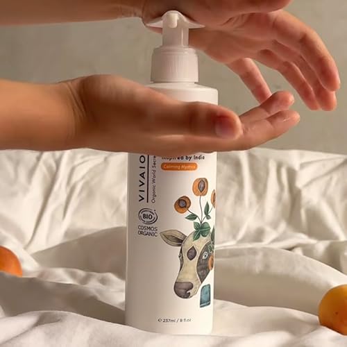VIVAIODAYS Organic Apricot Oil Face & Body Lotion for Baby & Family | Nourishing, Soothing, Fast-Absorbing Moisturizer with Aloe & Olive Oil | Gentle Daily Hydration, Big Bottle with Pump, 8 fl. oz.