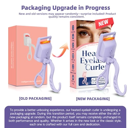 Heated Eyelash Curler with 5s Fast Heat & 24H Curl