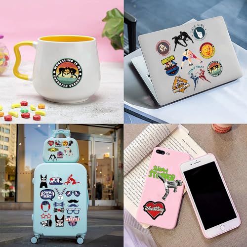 Wrestling Fighting Temporary Tattoo Stickers 20 Sheet Tattoos for Party Decorations Supplies Gifts Bags Filler Prizes Rewards