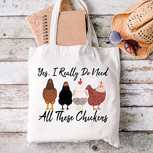 Chicken Lover Makeup Bag Canvas Cosmetic Organizer