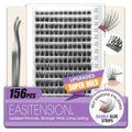 Self-Adhesive Lash Clusters Kit, 156 PCS Pre-Glued No Remover