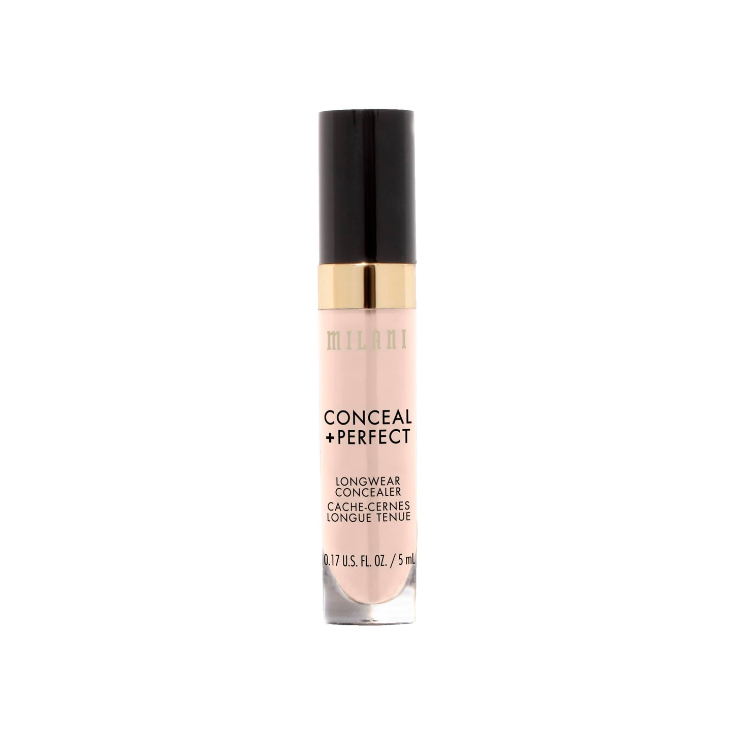 Milani Conceal + Perfect Longwear Concealer - Ivory Rose (0.17 Fl. Oz.) Vegan, Cruelty-Free Liquid Concealer - Cover Dark Circles, Blemishes & Skin Imperfections for Long-Lasting Wear