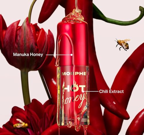 Morphe Hot Honeys Volumizing Lip Oil - Manuka Honey & Chili Plumper