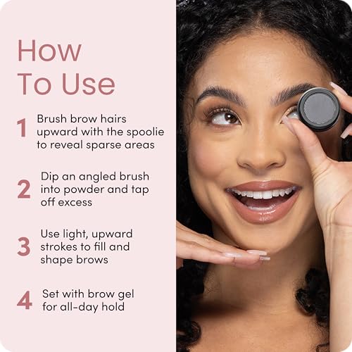 Billion Dollar Brows Eyebrow Powder Taupe - Velvet Smooth