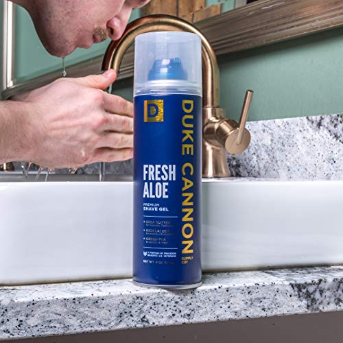 Duke Cannon Supply Co Superior Grade Shaving Gel Foam, Fresh Aloe Scent, 8 oz