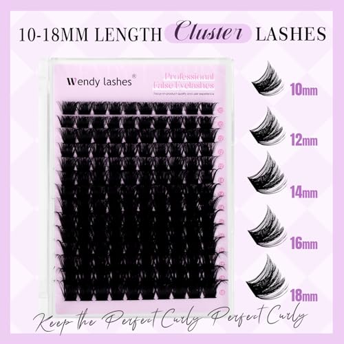200D Wispy Lash Clusters 10-18mm Mixed Length | DIY Lash Extensions