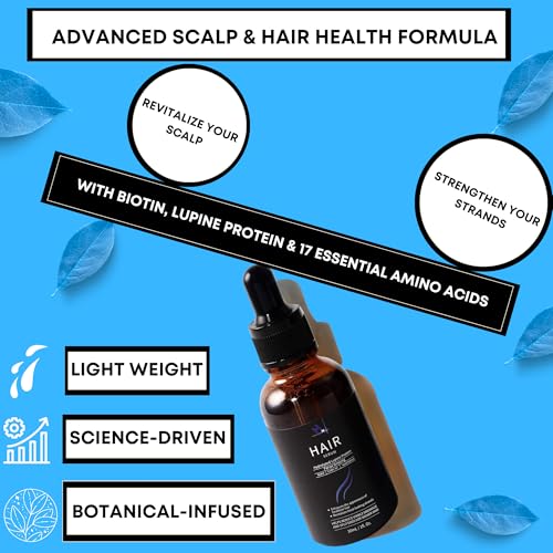 Vegan Hair Growth Serum with Biotin & Plant Proteins