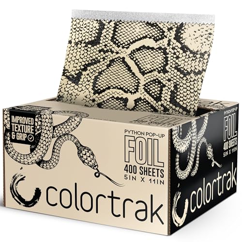Colortrak Python Pop-up Hair Foil Sheets 400 Count 5x11