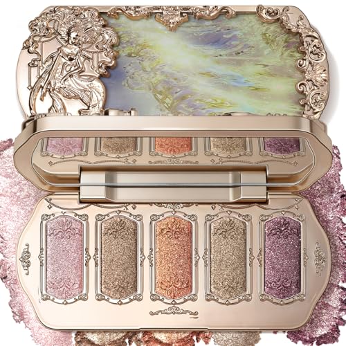 Noerrors Metallic Shimmer Eyeshadow Palette – Neutral Bronze Gold Copper