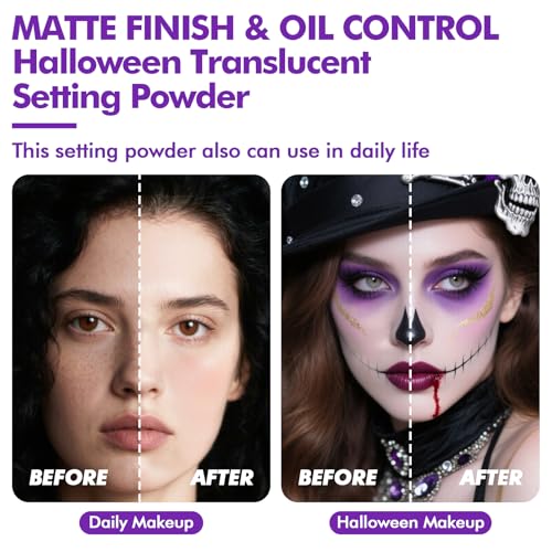 Translucent Loose Face Powder | Oil Control Setting Powder