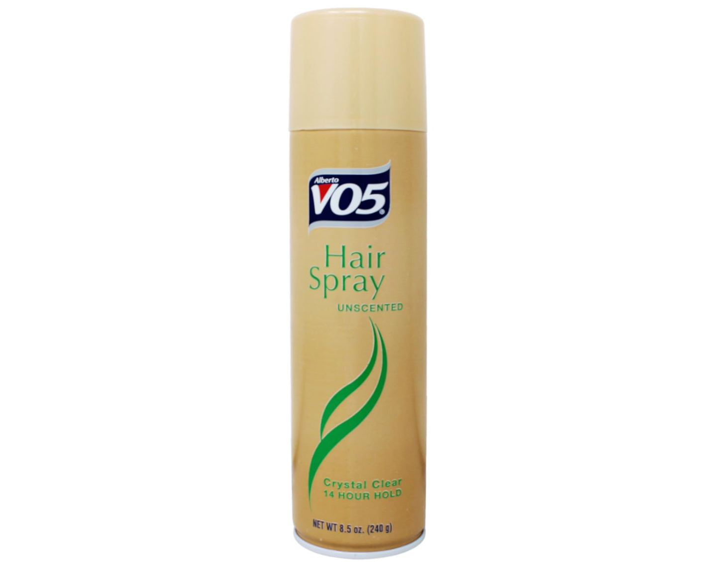 VO5 Crystal Clear Hairspray, Unscented 8.5 oz (Pack of 5)
