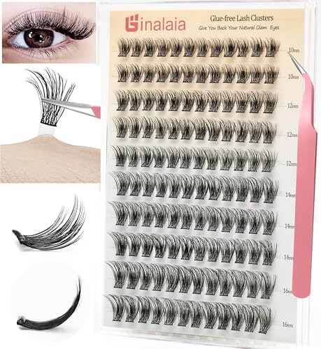 Self-Adhesive Lash Clusters - No Glue Needed, 120pc