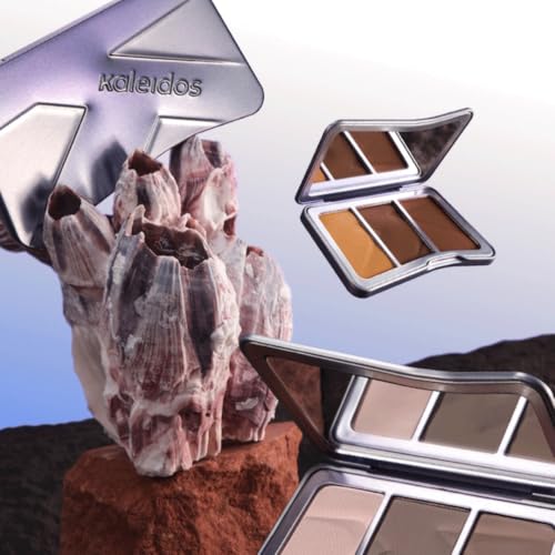 Kaleidos Tri-Color Contour Palette S01 Light with Brush