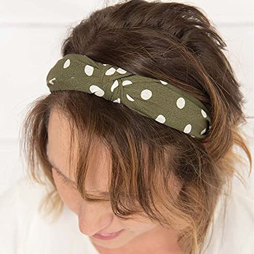 DRESHOW 8 Pack Knotted Wide Turban Headbands for Women