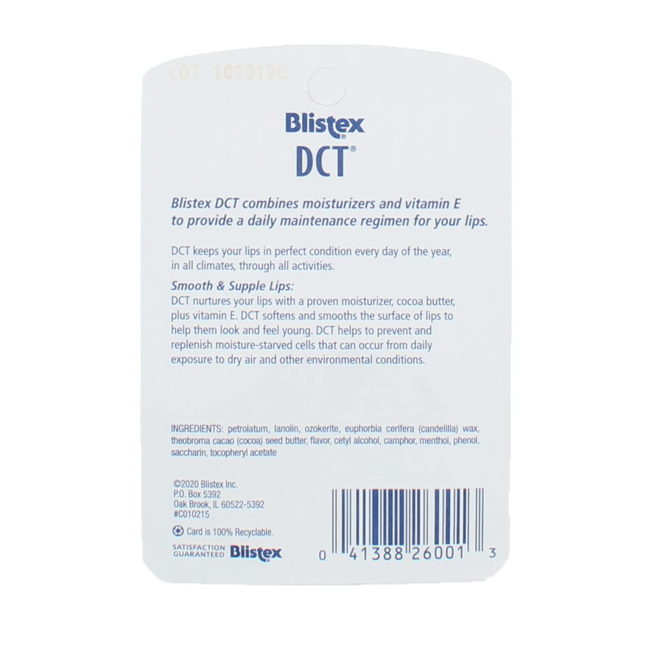 Blistex DCT Daily Conditioning Treatment 0.25oz (Pack of 2)