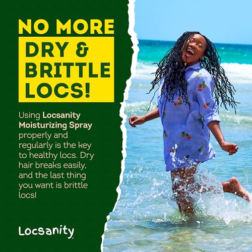 Locsanity Loc Spray - Rosewater & Peppermint Moisturizer 8oz