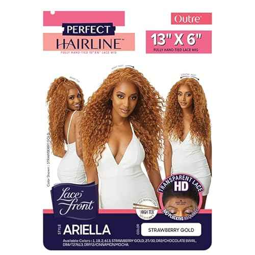 Outre Perfect Hair Line Synthetic 13x6 HD Lace Front Wig - ARIELLA (1 Jet Black)