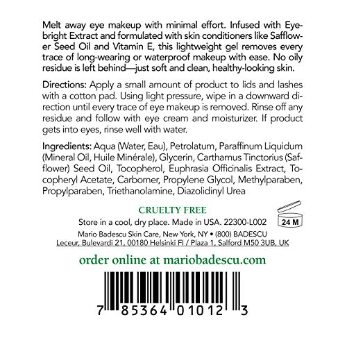Mario Badescu Eye Makeup Remover Gel for Oily Skin