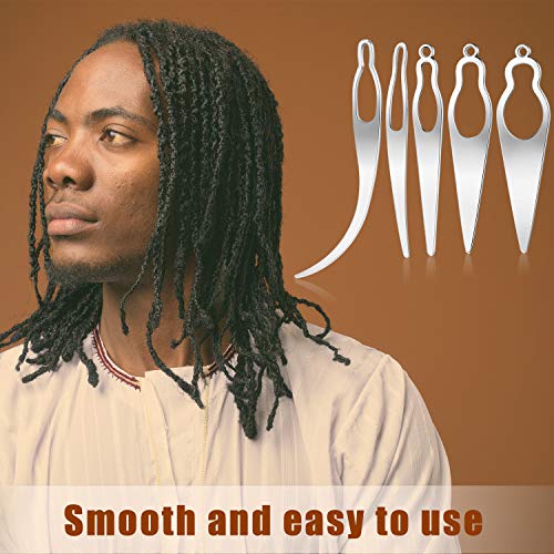 WILLBOND 5 Pcs Dreadlock Interlocking Tool Set with Metal Box