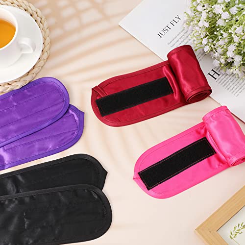 Eurzom Satin Hair Wraps - 4 Adjustable Scarves for Sleeping