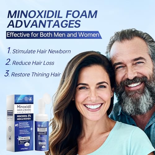 Artimore 5% Minoxidil Foam for Hair Growth Men & Women - 1 Pack
