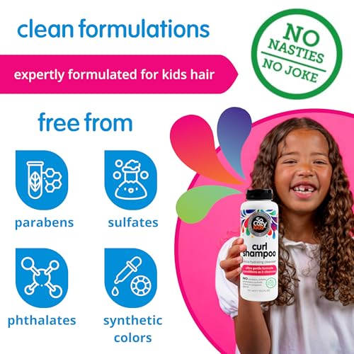 SoCozy Curl Shampoo for Kids Hair | Ultra-Hydrating, 10.5 Fl Oz