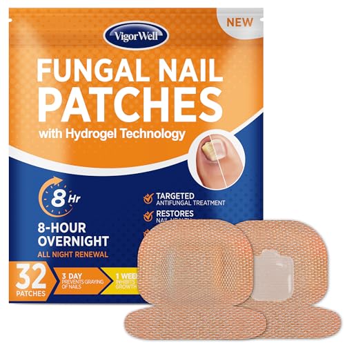 VigorWell Toenail Fungus Treatment Patches - 32 Hydrogel