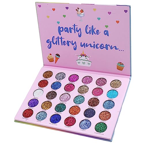 Long Lasting Glitter Eyeshadow Palette Makeup 30 Colors High Pigment Shining Shimmer Eye Pressed Powder Cosmetics Beauty Party